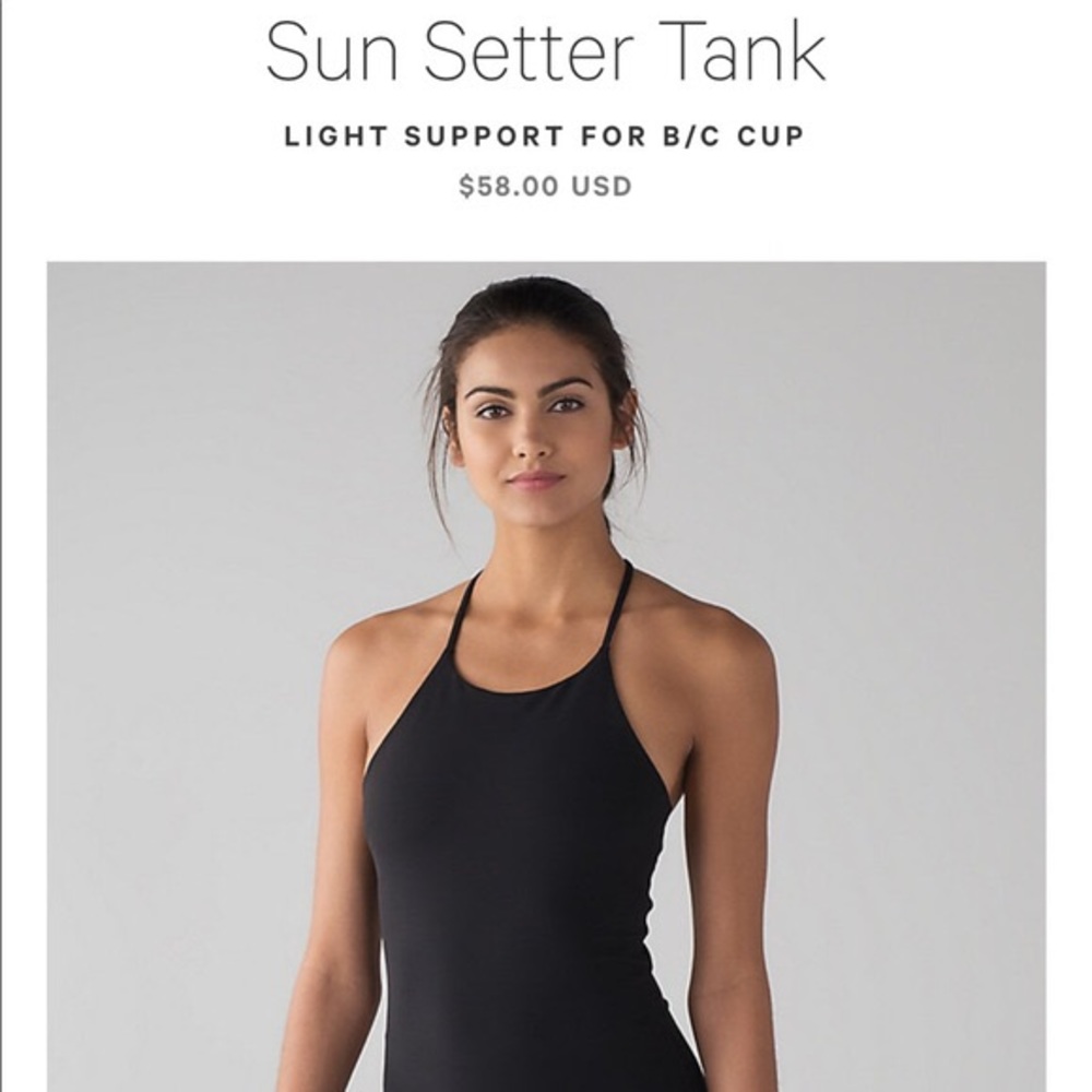 Lululemon Sun Setter Tank
